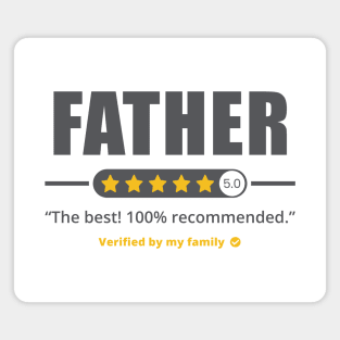 Five Stars Father v2 Magnet